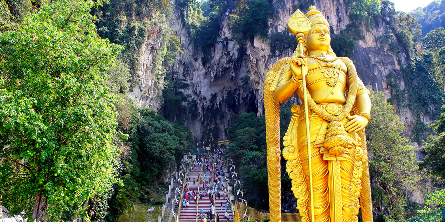 visite des grotte Batu près de Kuala Lumpur