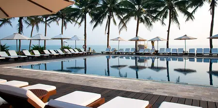 Piscine infinity hôtel Victoria Hoi An