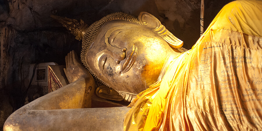 Bouddha couché à Bangkok