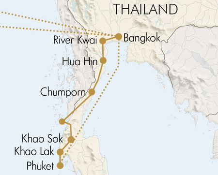 Itinéraire Thaïlande du sud
