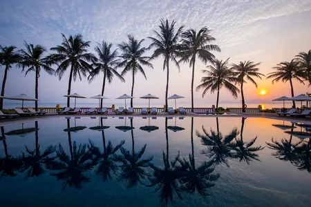 Coucher du soleil à Hoi An