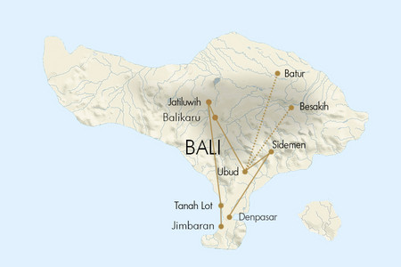 Circuit Bali randonnées