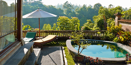 Piscine privée dans la Pool Villa de l'hôtel Pita Maha Ubud