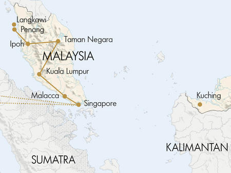 Carte circuit Malaisie