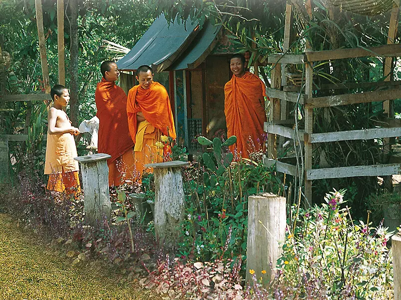 Scène de rue à Luang Prabang