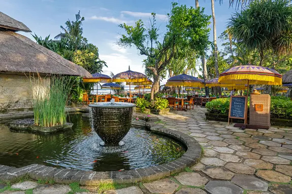 Petit déjeuner avec vue sur la mer - the Oberoi  Bali Resort