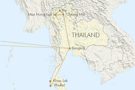 Circuit Montages et légendes Thaïlande
