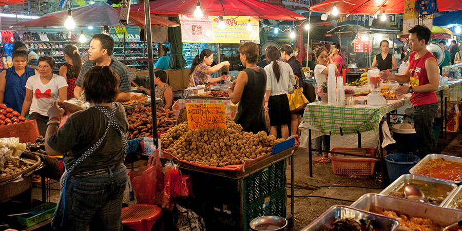 Circuit Thaïlande du Nord avec visite de marché de nuit à Chiang Mai