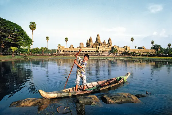 lac proche du Temple Angkor