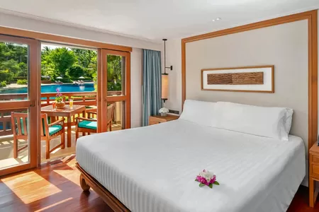 Duplex Suite Bedroom hôtel Santiburi Koh Samui