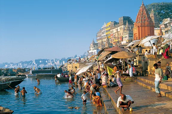 Visite de Varanasi au bord du Gange