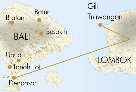 Itinéraire Bali - Lombok - île Gili