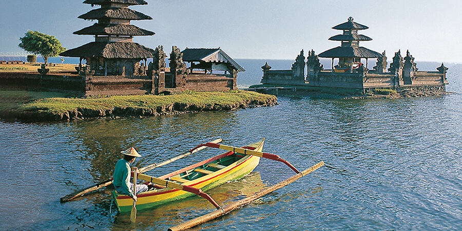 Circuit Indonésie avec lac Bratan à Bali