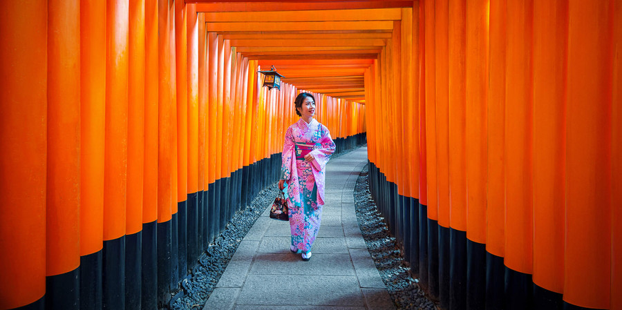 Fushimi Inari-taisha à Kyoto: célèbre pour ses milliers de torii rouges