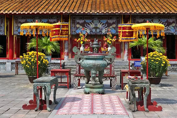 Temple chinois au Vietnam