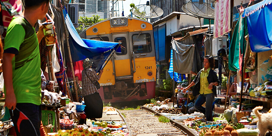 Railways market Bangkok