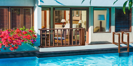 Chambre Deluxe Lagoon à l'hôtel Laguna Resort Bali