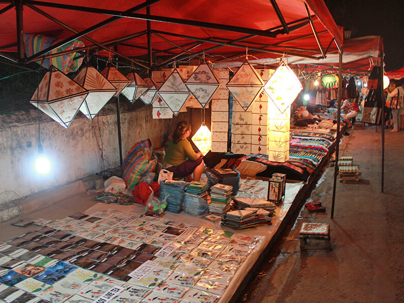 Night Market à Luang Prabang