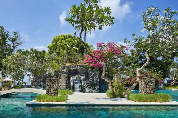 Jardin tropical et bassins de lotus - Hotel Hyatt Regency Bali Sanur